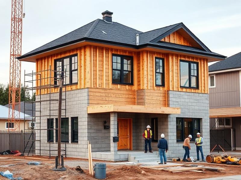 Quality home construction in progress
